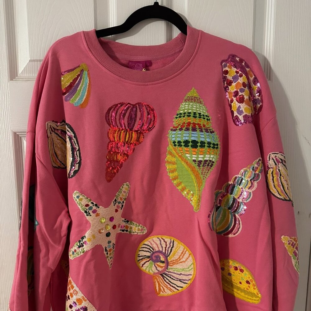 Queen of Sparkles Shell Sweatshirt